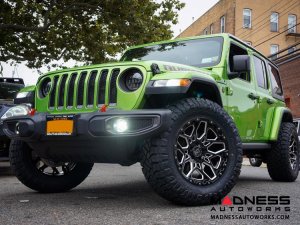 Jeep Custom Wheels (1) - Black Rhino - 17 x 9.5 - Shrapnel - Gloss Black w/ Milled Spokes Jeep Custom Wheels (1) - Black Rhino - 17 x 9.5 - Shrapnel - Gloss Black w/ Milled Spokes